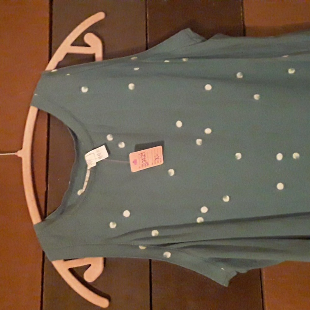 Stars Above XL Short sleeve 2 Piece Night Outfit/Pajamas Short Set  Slate - Picture 4 of 16